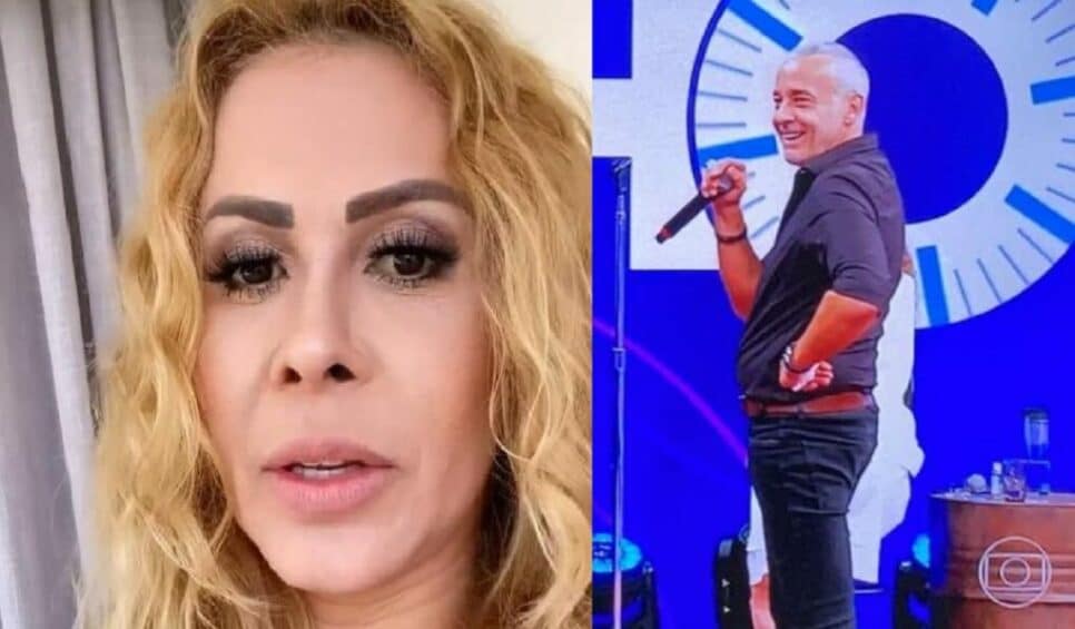 Joelma mandou recado para Alexandre Borges (Foto: Reprodução)