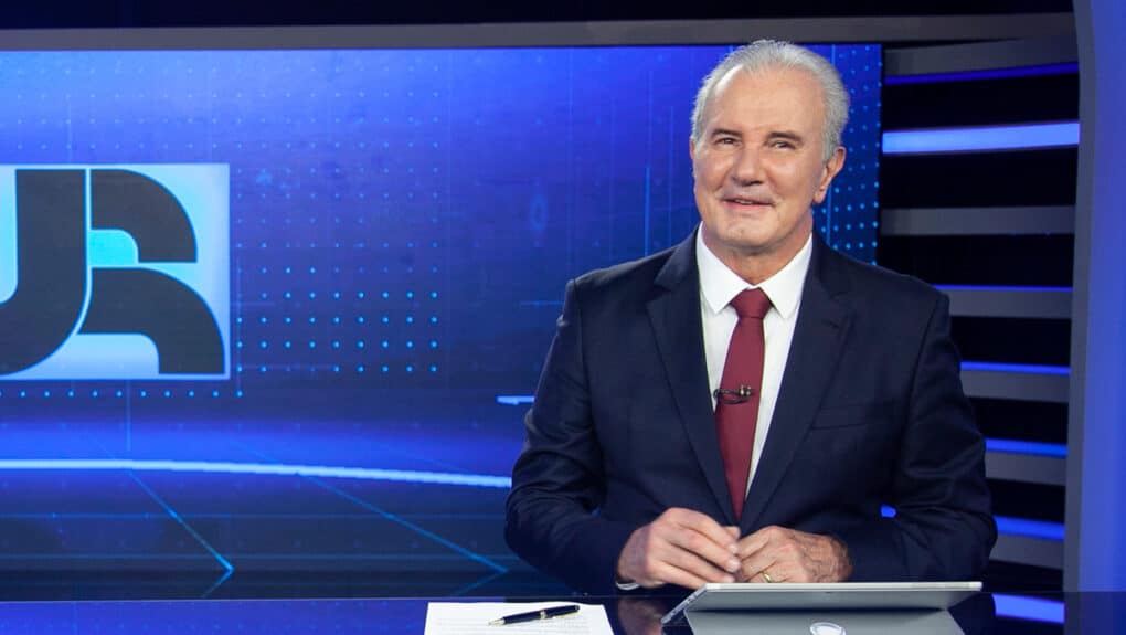 Celso Freitas no Jornal da Record (Foto: Divulgação)