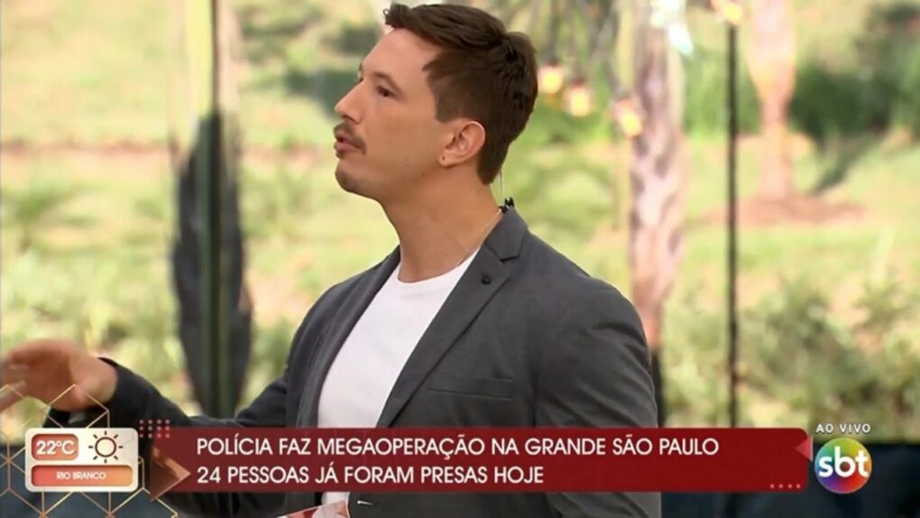 Vem Pra Cá copiou relógio do Mais Você (Reprodução/ Globo e SBT)