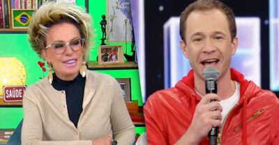 Ana Maria Braga parabenizou Tiago Leifert pela condução do Domingão do Faustão (Reprodução)