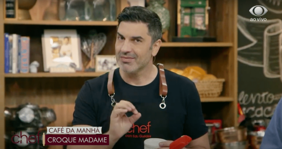 Edu Guedes no The Chef (Reprodução/Band)