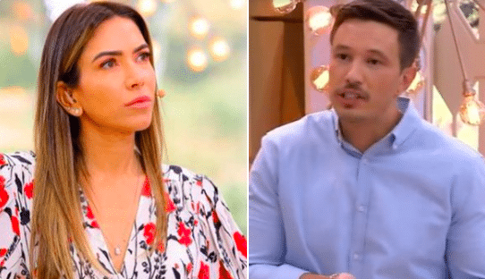 Clima esquenta e Patrícia Abravanel e Gabriel Cartolano batem boca no SBT (Reprodução)