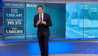 Alan Severiano no Jornal Nacional da Globo (Foto: Reprodução)