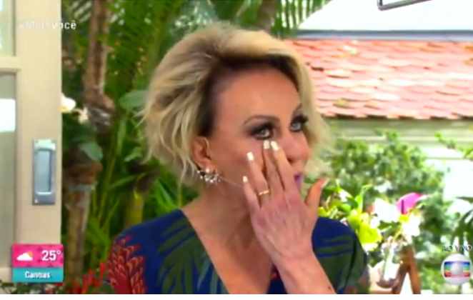 Ana Maria Braga se emociona ao falar sobre morte de colegas (Reprodução/Globo)