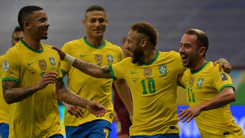 Seleção venceu a Venezuela na abertura da Copa América  (Foto: Reprodução)