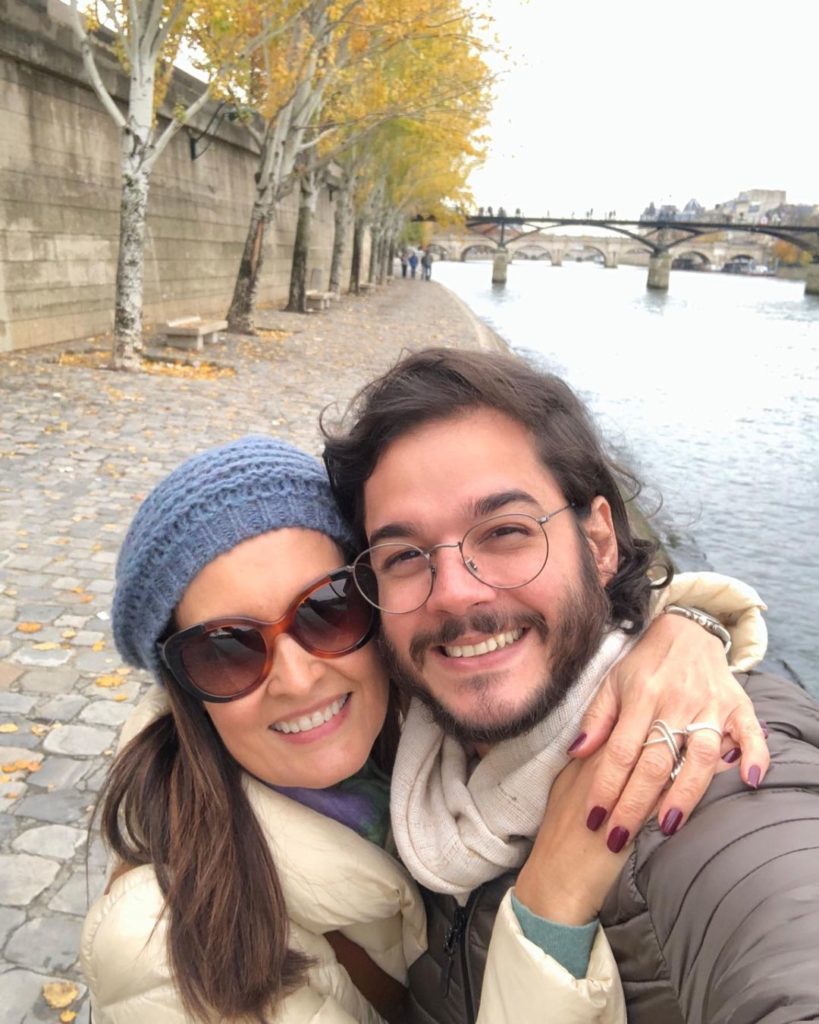 Fátima Bernardes e Túlio Gadêlha (Foto: Reprodução)