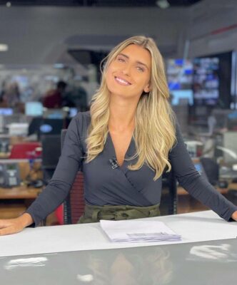 Âncora do Jornal da Band, Joana Treptow Foto: Reprodução