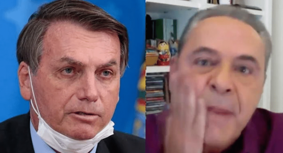 Luís Roberto responde após ser atacado por Bolsonaro (Foto: Montagem/Reprodução)
