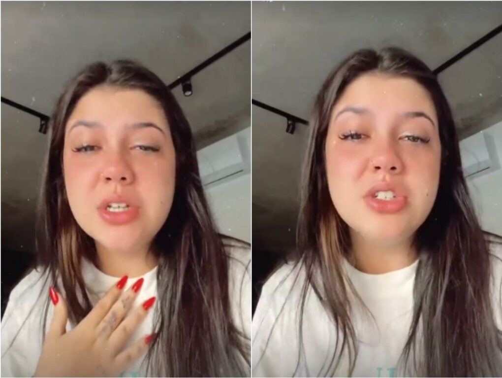 O famosa digital influencer, Luiza Parente chorou após revelar ataques que vem sofrendo (Foto: reprodução)