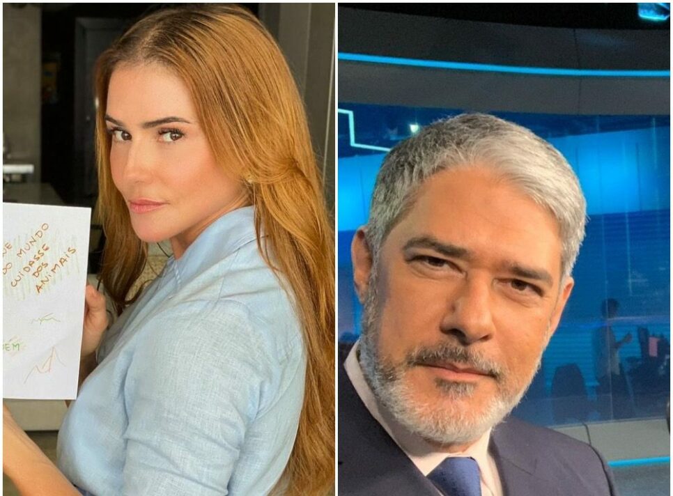 Deborah Secco e William Bonner são alguns dos artistas da Globo na mira da Receita Federal (Reprodução)