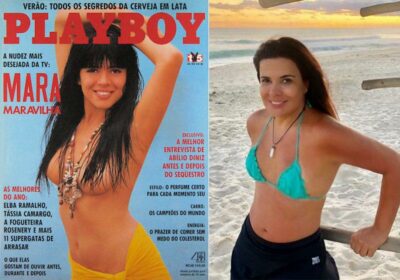 Mara Maravilha foi capa da Playboy (Reprodução)