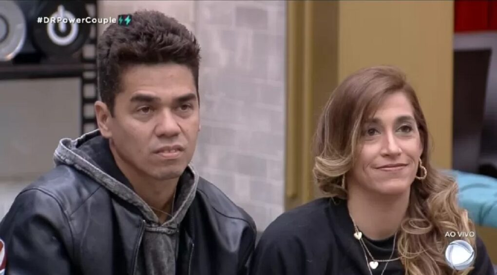 Daniele Hypolito e Fábio Castro em Power Couple Brasil 5 na Record TV