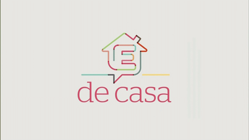 Logo do É de Casa (Reprodução/Globo)