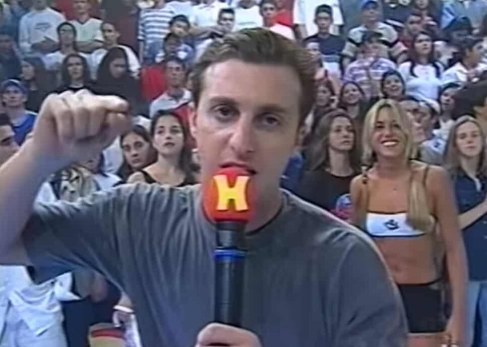 Luciano Huck no programa H, na Band (Reprodução) Faustão