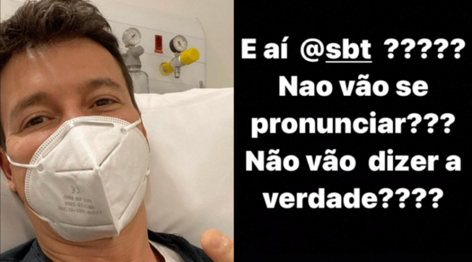 Rodrigo Faro cobra o SBT (Foto: Reprodução)