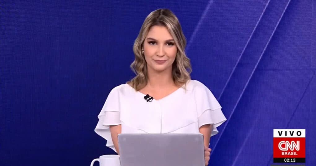 Muriel Porfiro, apresentadora da CNN Brasil (Reprodução/CNN Brasil)