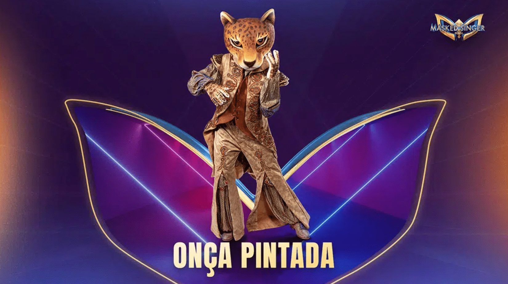 Onça Pintada, do The Masked Singer Brasil (Reprodução/Globo)