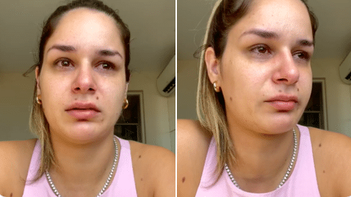 Pamella Holanda revela que não tem onde morar: "Nos deixou sem casa" (Reprodução)