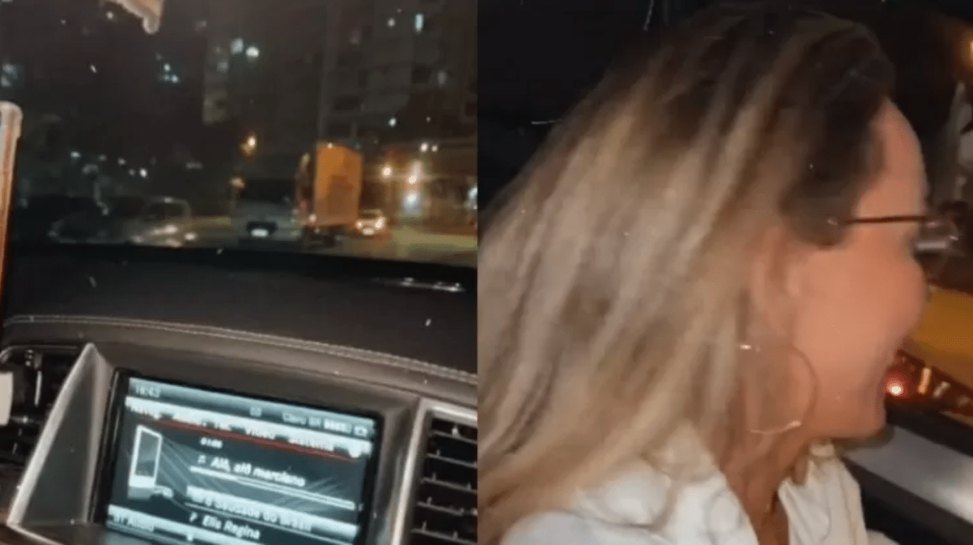 Jojo Todynho e Renata se divertiam no carro antes do acidente (Reprodução/Instagram)