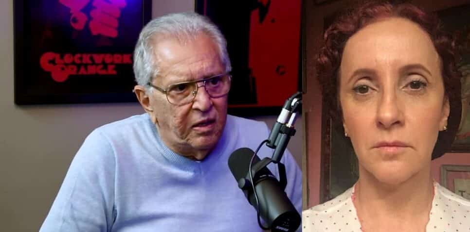 Apresentador Carlos Alberto esclareceu briga com Gorete Milagres, a Filó (Foto: Reprodução)
