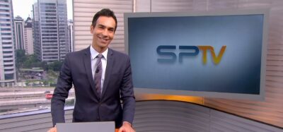 César Tralli se empolga durante o SP1 e surpreende telespectadores (Reprodução)