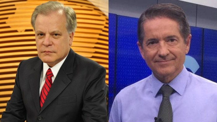 Chico Pinheiro e Carlos Tramontina estão próximo de retornar ao seu trabalho na Globo (Reprodução)