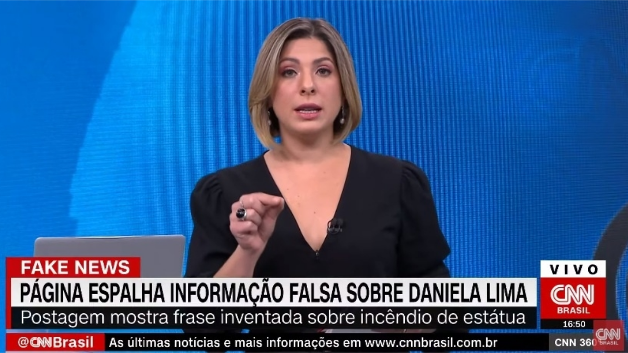 Daniela Lima falou sobre ataques e ameaças que recebe (Reprodução/CNN Brasil)