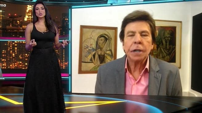 RedeTV faz mudança em Tv Fama e reúne Nelson Rubens e Flávia Noronha mais uma vez (Reprodução)