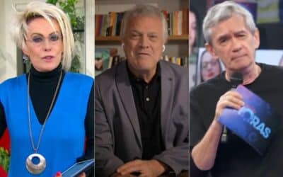 Imagem do post Ana Maria Braga, Bial e Serginho Groisman recebem férias forçadas na Globo; descubra o motivo