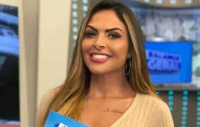 Apresentadora que acusa ex de agressão se surpreende com decisão de juíza e se emociona Foto: Reprodução