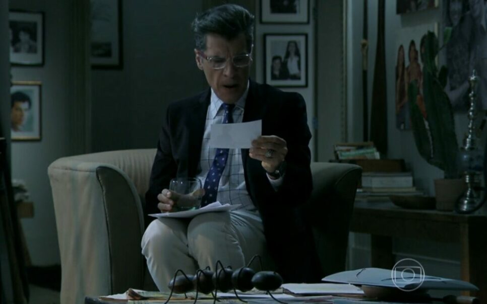 Téo Pereira, em Império (Reprodução/Globo)