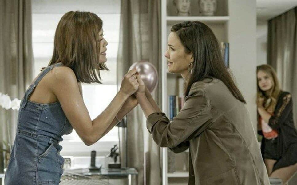 Kyra e Agnes se reencontrarão, em Salve-se Quem Puder (Reprodução/Globo)
