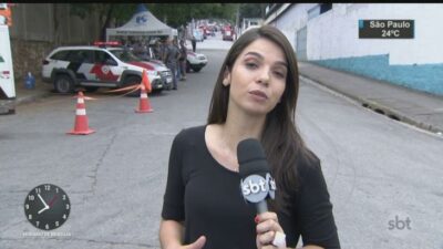 Juliana Maciel atuou como repórter no SBT (Reprodução/SBT)