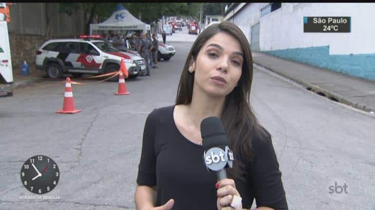 Juliana Maciel atuou como repórter no SBT (Reprodução/SBT)
