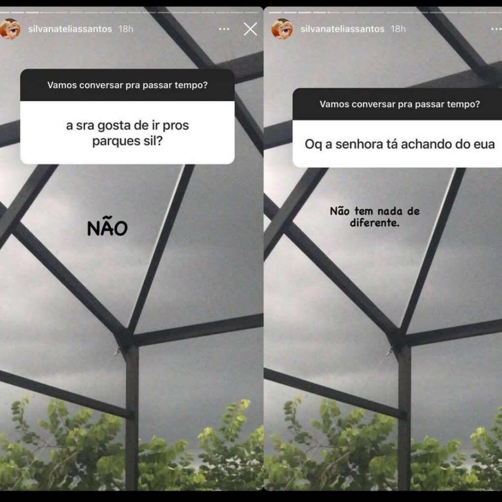 Mãe de Larissa Manoela respondeu perguntas e pareceu insatisfeita (Foto: Reprodução/Instagram)