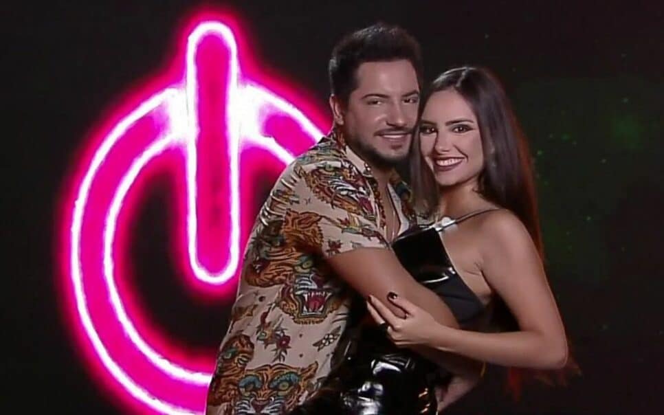 Geórgia Fröhlich e Thiago Bertoldo foram parar na berlinda do Power Couple Brasil 5.