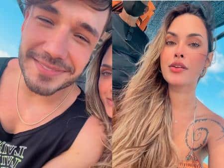 Ex-BBB, Sarah Andrade expõe vídeo de momento íntimo com Lucas Viana (Foto: Reprodução)