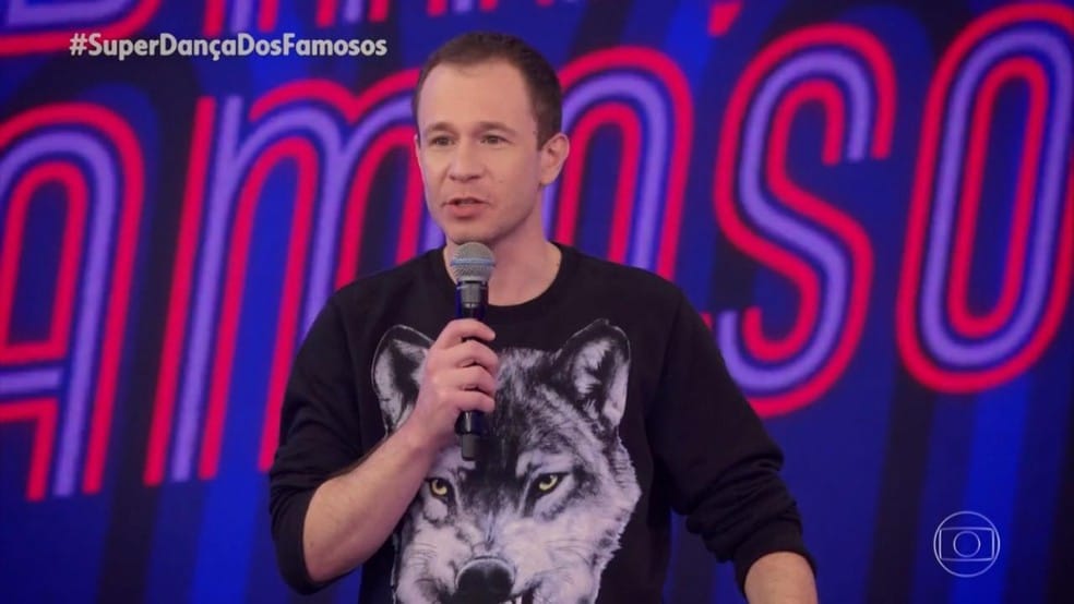 Tiago Leifert na Super Dança dos Famosos (Foto: Reprodução/Globo)