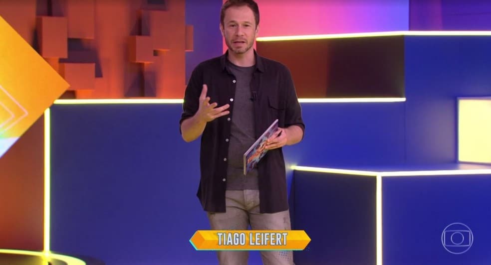 Tiago Leifert no BBB (Reprodução/Globo)