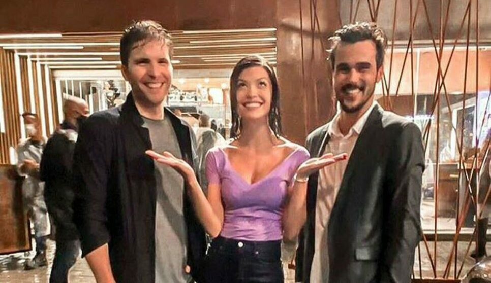 Salve-se Quem Puder: Dividida, Kyra será disputada por Alan e Rafael (Reprodução/Globo)