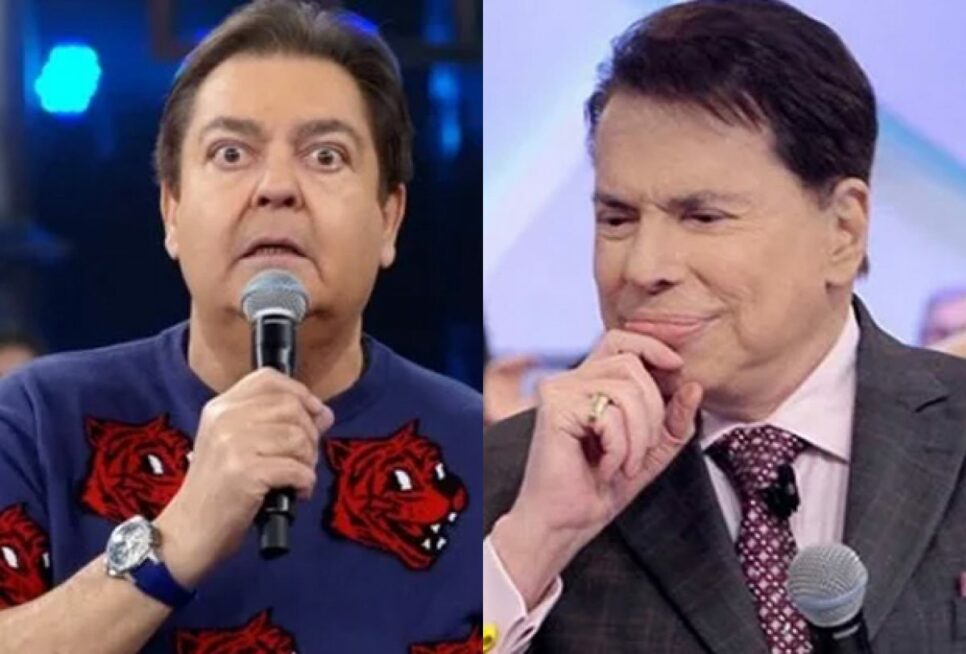 Faustão e Silvio Santos (Reprodução)