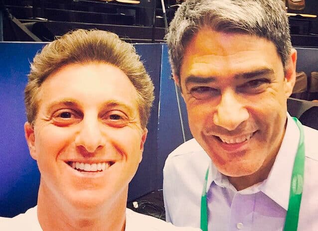 Luciano Huck e William Bonner, os dois mais bem pagos da Globo (Reprodução)
