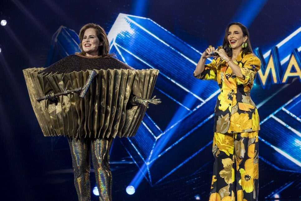 The Masked Singer: Renata Ceribelli mente para família e irrita produção