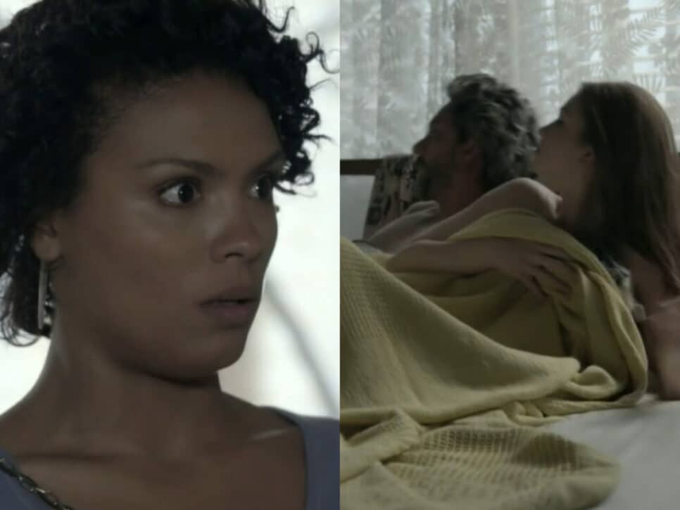Kelly, Maria Isis e Comendador em Império (Foto: Reprodução)