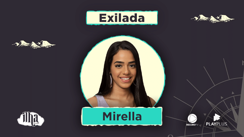 Mirella Santos foi exilada no Ilha Record (Reprodução/RecordTV)