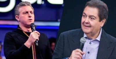 Luciano Huck e Faustão (Foto: Reprodução)