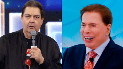 Silvio Santos alfineta Faustão e diz que apresentador está na rua da amargura (Reprodução)