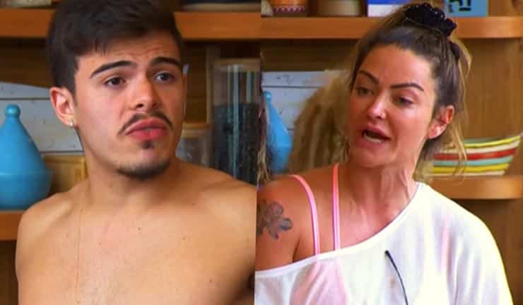 Thomaz Costa se irrita após ser chamado de “pirralho” por Laura Keller (Foto: Reprodução)