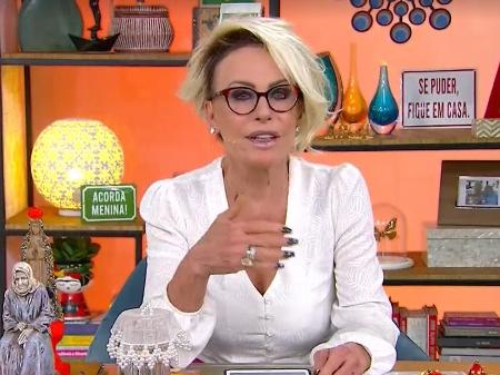 Ana Maria Braga não consegue esconder surpresa ao descobrir casamento de jornalista da Globo (Foto: Reprodução)