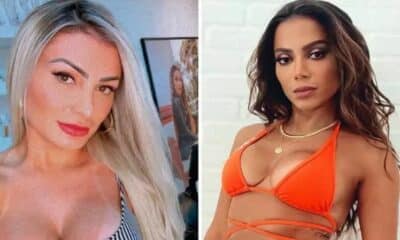 Andressa Urach volta a atacar Anitta nas redes sociais (Foto: Reprodução)